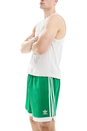 adidas Pantalones cortos verdes Adicolour de