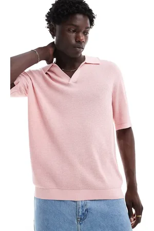 GANT Polo con cuello abierto de punto de