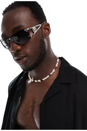 ASOS Gafas de sol con montura al aire y detalle en las patillas de