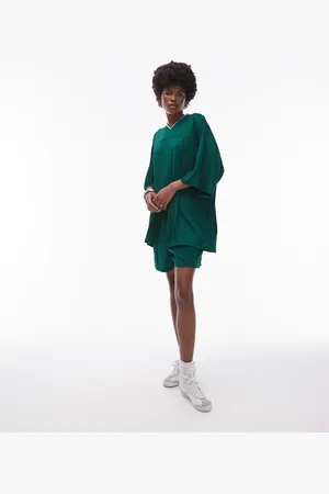 Topshop Camiseta extragrande de estilo deportivo de tricot de (parte de un conjunto)