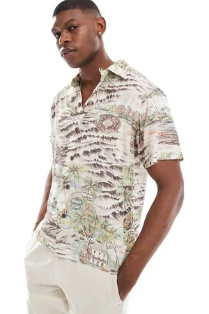 Ralph Lauren Camisa de manga corta con estampado "Havana Playa" de rayón de (parte de un conjunto)