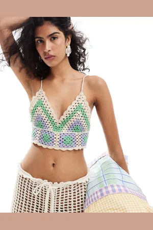 MANGO Bralette de croché de