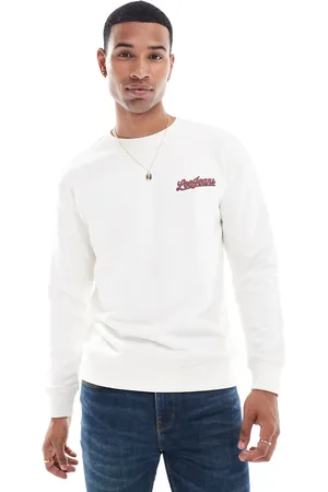 Lee Sudadera color con logo de texto de -Blanco