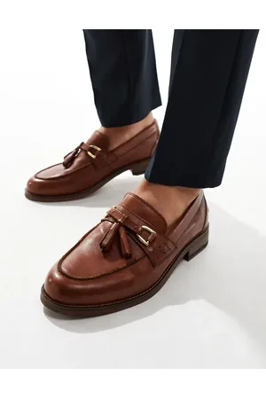 ASOS Mocasines color con flecos de cuero de -Marrón