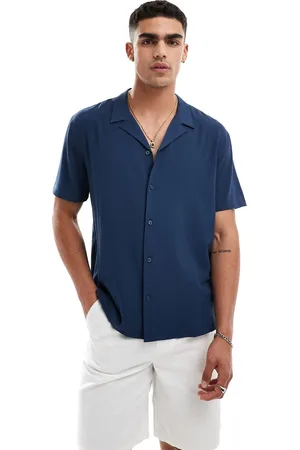 New Look Camisa de manga corta de sirsaca suave de