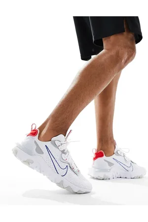 Nike Zapatillas de deporte blancas y azules React Vision de -Gris
