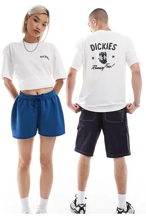 Dickies Camiseta blanca con estampado de estilo wéstern en la espalda Petersburg exclusiva en ASOS de