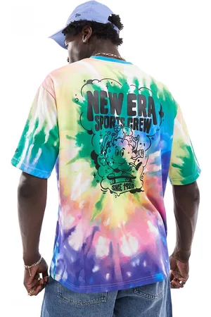 New Era Camiseta con estampado tie dye de
