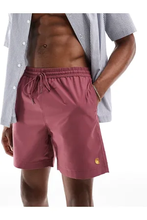 Carhartt Shorts de baño rojos Chase de
