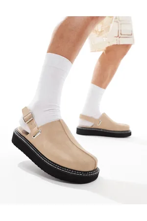 ASOS Sandalias color estilo zuecos con correa talonera de -Beis neutro