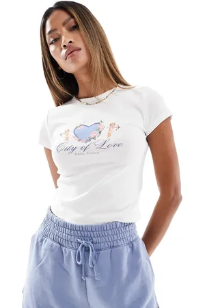 Edikted Camiseta blanca City Lovers de