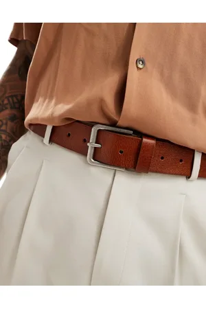 ASOS Cinturón de cuero de -Marrón