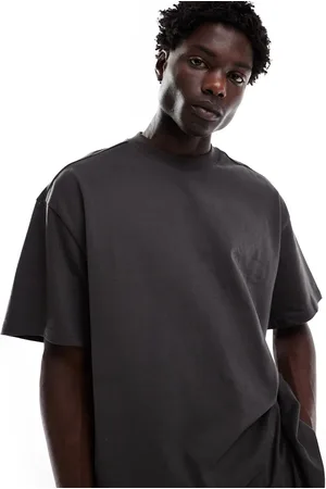 Weekday Camiseta negro apagado Great de