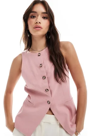 ASOS Chaleco con cuello subido de