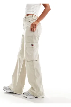 Tommy Hilfiger Pantalones cargo beis utilitarios Claire de -Blanco