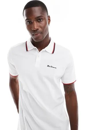 Ben Sherman Polo con ribetes dobles de