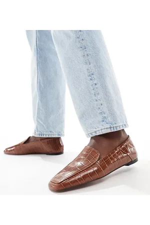 ASOS Mocasines marrones estrechos Modern de -Marrón