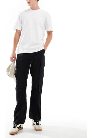 The Couture Club Pantalones cargo negros básicos de