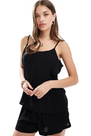 JDY Top de tirantes de tejido texturizado de (parte de un conjunto)