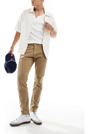 Ralph Lauren Vaqueros color caqui de corte slim con acabado sobretintado Sullivan de -Marrón