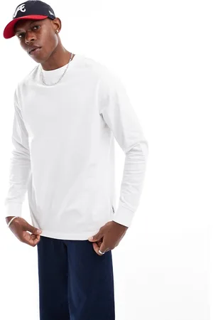 Only & Sons Camiseta blanca de manga larga de -Blanco