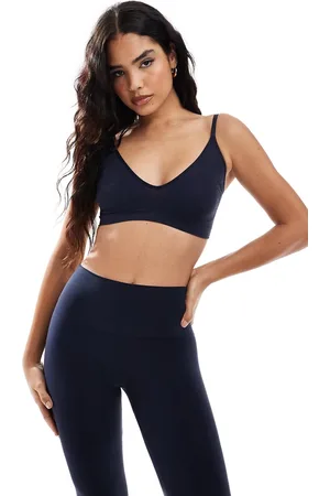VERO MODA Sujetador oscuro sin costuras con escote de pico de (parte de un conjunto)