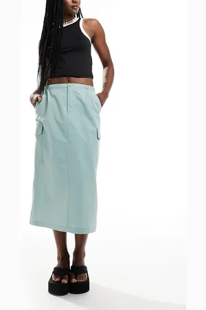 Vans Falda cargo verde salvia de estilo paracaidista Riley de -Gris