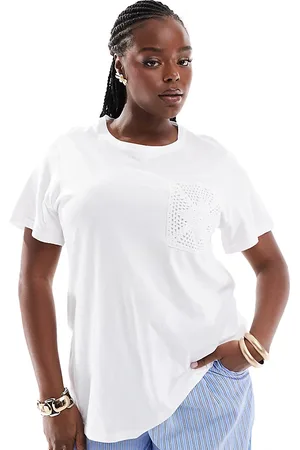 Yours Camiseta blanca extragrande de