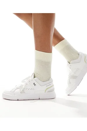On Running Zapatillas de deporte blancas y verde lima The Roger Clubhouse de