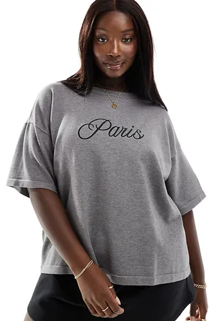 4th & Reckless Camiseta con logo "Paris" de punto exclusiva de
