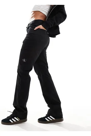 Calvin Klein Pantalones negros de corte recto de