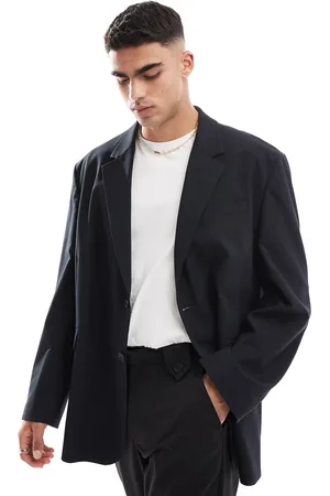 ASOS Americana negra holgada extragrande de