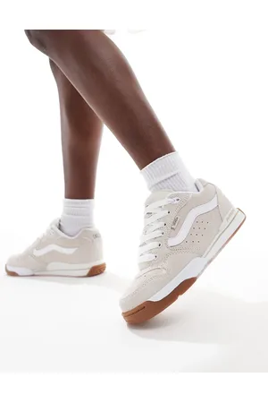 Vans Zapatillas deportivas beis con suela gruesa Rowley XLT de -Blanco