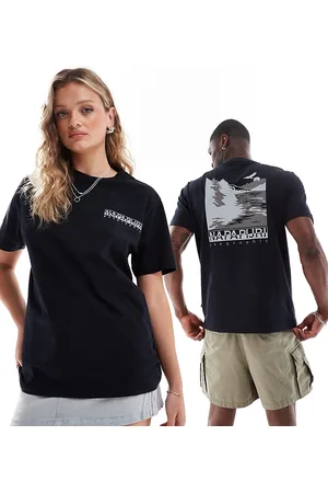Napapijri Camiseta claro con estampado de paisaje en la espalda Pali de