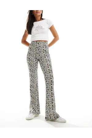 Pieces® Leggings de campana con estampado de florecitas de -Multicolor