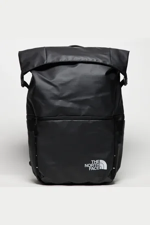 The North Face Mochila negra con parte superior enrollable y logo Base Camp Voyager de -Negro