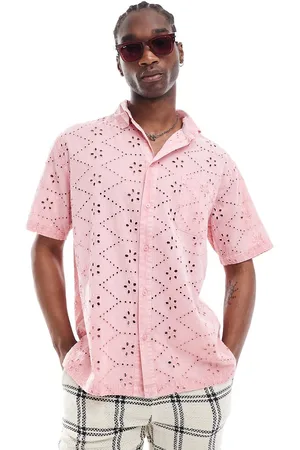 Reclaimed Camisa de manga corta con diseño bordado de