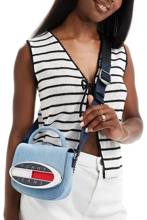 Tommy Hilfiger Bandolera azul claro de denim Origin de