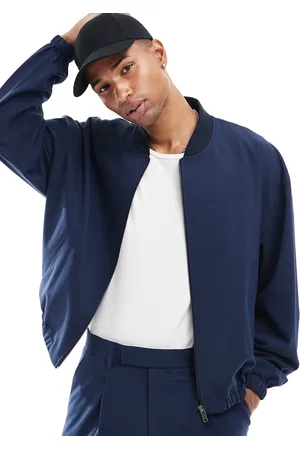 ASOS Chaqueta de vestir estilo bomber con detalle de bolsillos de (parte de un conjunto)