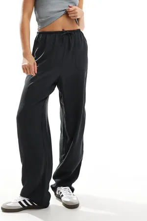 VERO MODA Pantalones asfalto holgados de tejido ligero de