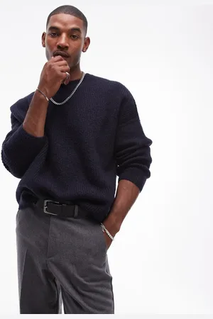 Topman Jersey holgado con acabado cepillado de
