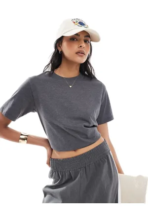 JJXX Camiseta gris extragrande de