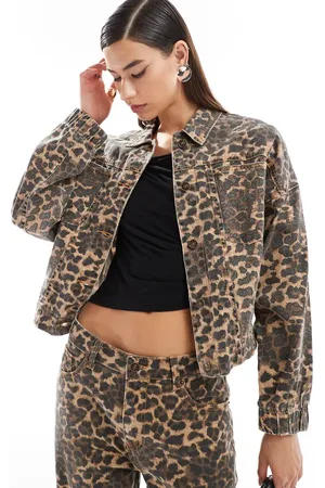 Lioness Chaqueta vaquera con estampado de de (parte de un conjunto)-Multicolor