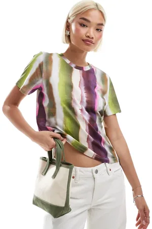 Monki Camiseta a multicolores de manga corta de