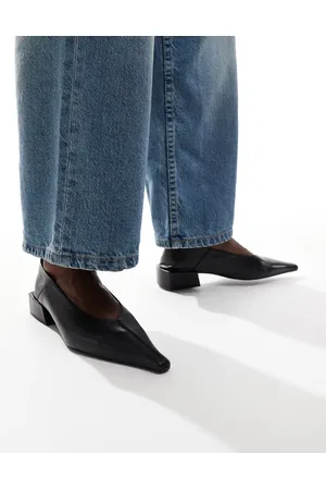 ASOS Bailarinas de salón negras de cuero premium Lorelei de
