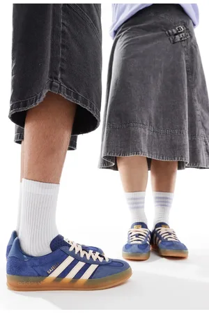 adidas Zapatillas de deporte y rosas con suela de goma Gazelle Indoor de