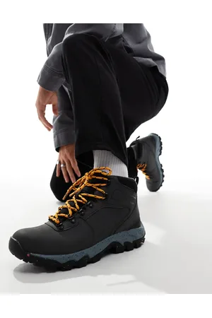 Columbia Botas de senderismo grises resistentes al agua Newton Ridge OMNI-Heat II de