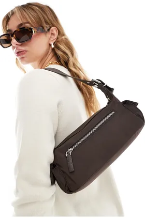 MANGO Bolso de hombro con bolsillo en el lateral de