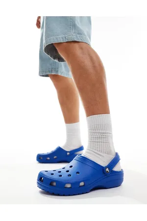 Crocs Zuecos azules unisex Classic de