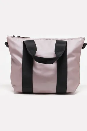 Rains Bolso tote pequeño rosa metalizado impermeable 14180 de